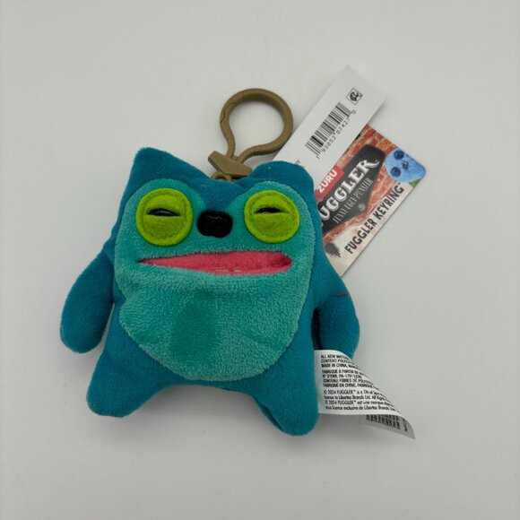 Fuggler Key Rings Series 5 Collectible 5" Monster Plush Keychain, Greedy Grinner - Picture 2 of 3